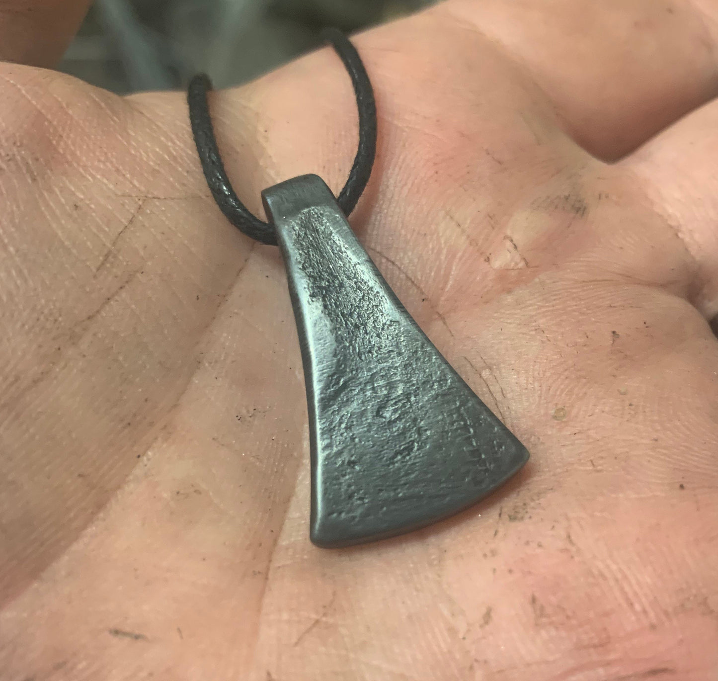 Hand Forged Mjölnir Steel Viking Pendant, Viking Gifts for Him, Viking Gifts for Her,