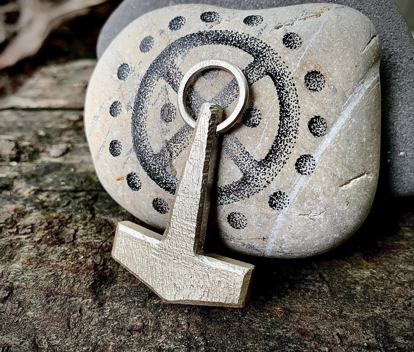 Orme Made Large Textured Mjolnir, Thors Hammer- Options of Copper, Bronze, Silver