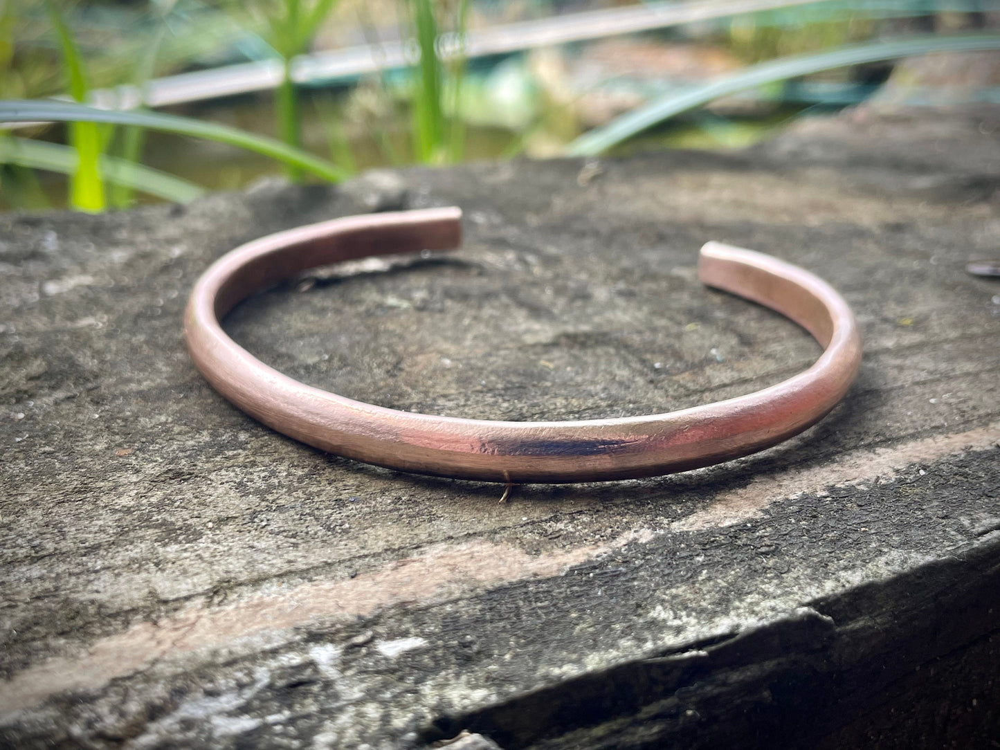 Hand Forged Bronze Age Solid Copper or Bronze Cuff Bracelet, Men’s or Womens Copper Cuff Bracelet, Gift for him, Gift for her