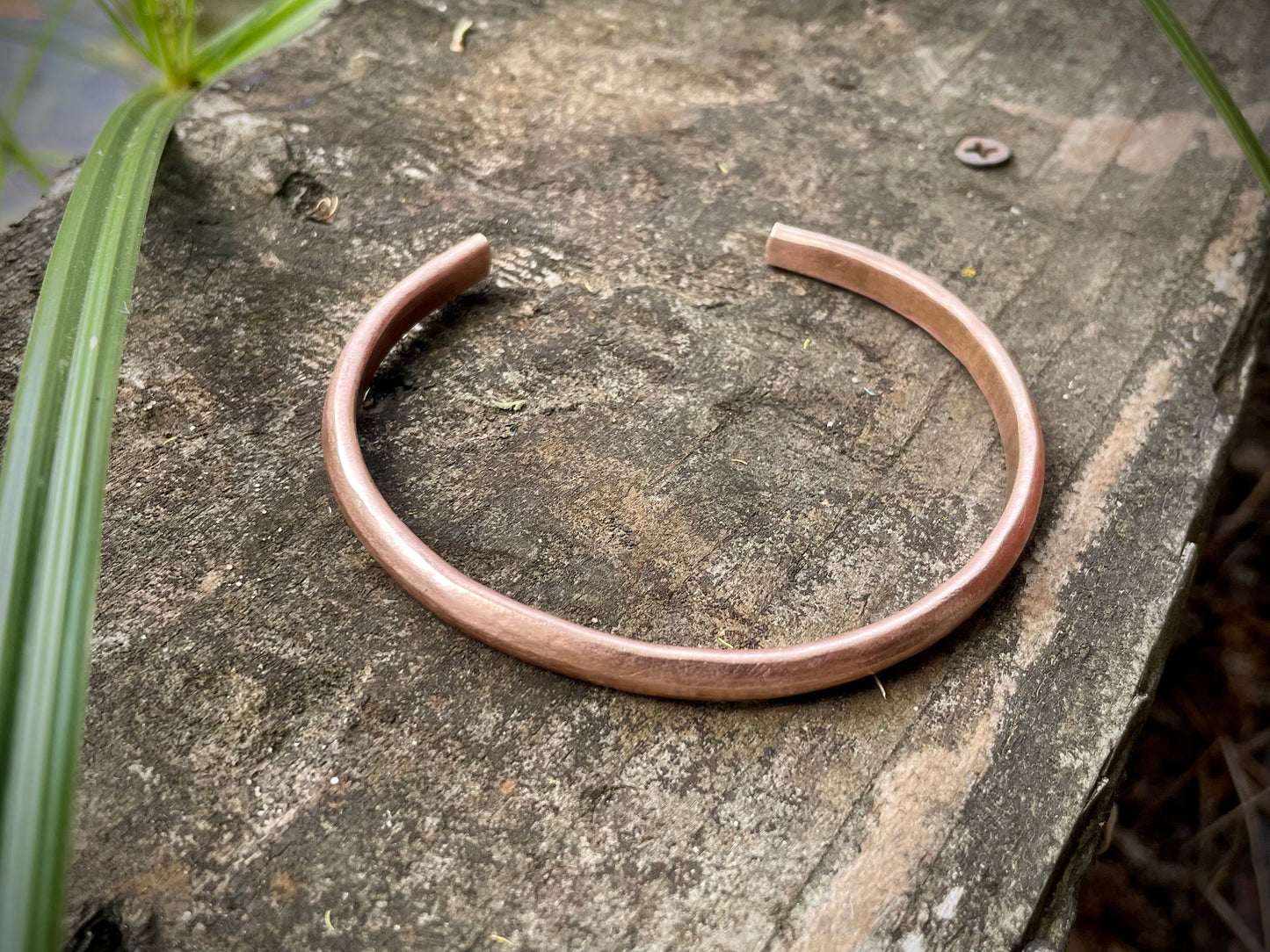 Hand Forged Bronze Age Solid Copper or Bronze Cuff Bracelet, Men’s or Womens Copper Cuff Bracelet, Gift for him, Gift for her