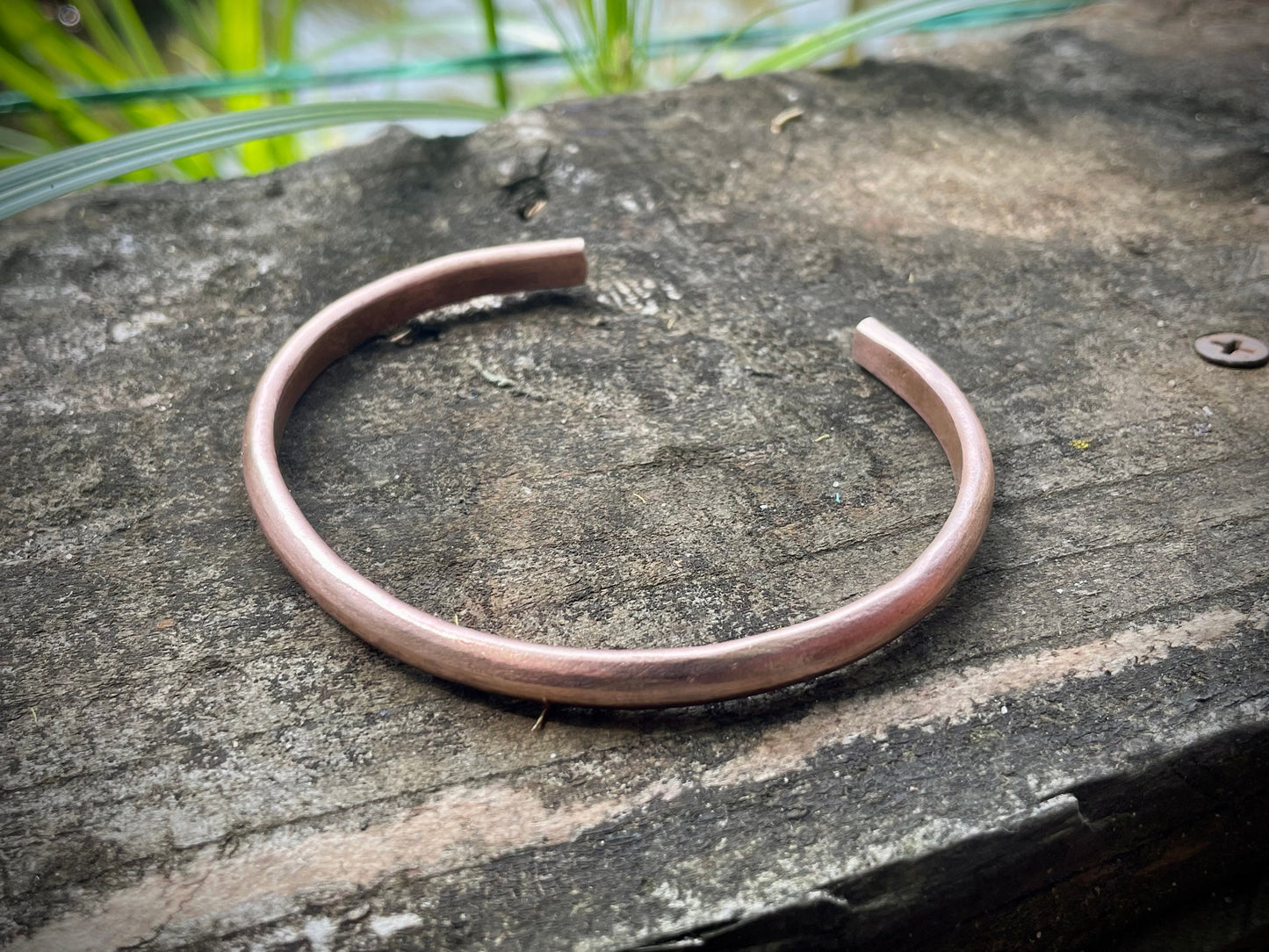 Hand Forged Bronze Age Solid Copper or Bronze Cuff Bracelet, Men’s or Womens Copper Cuff Bracelet, Gift for him, Gift for her