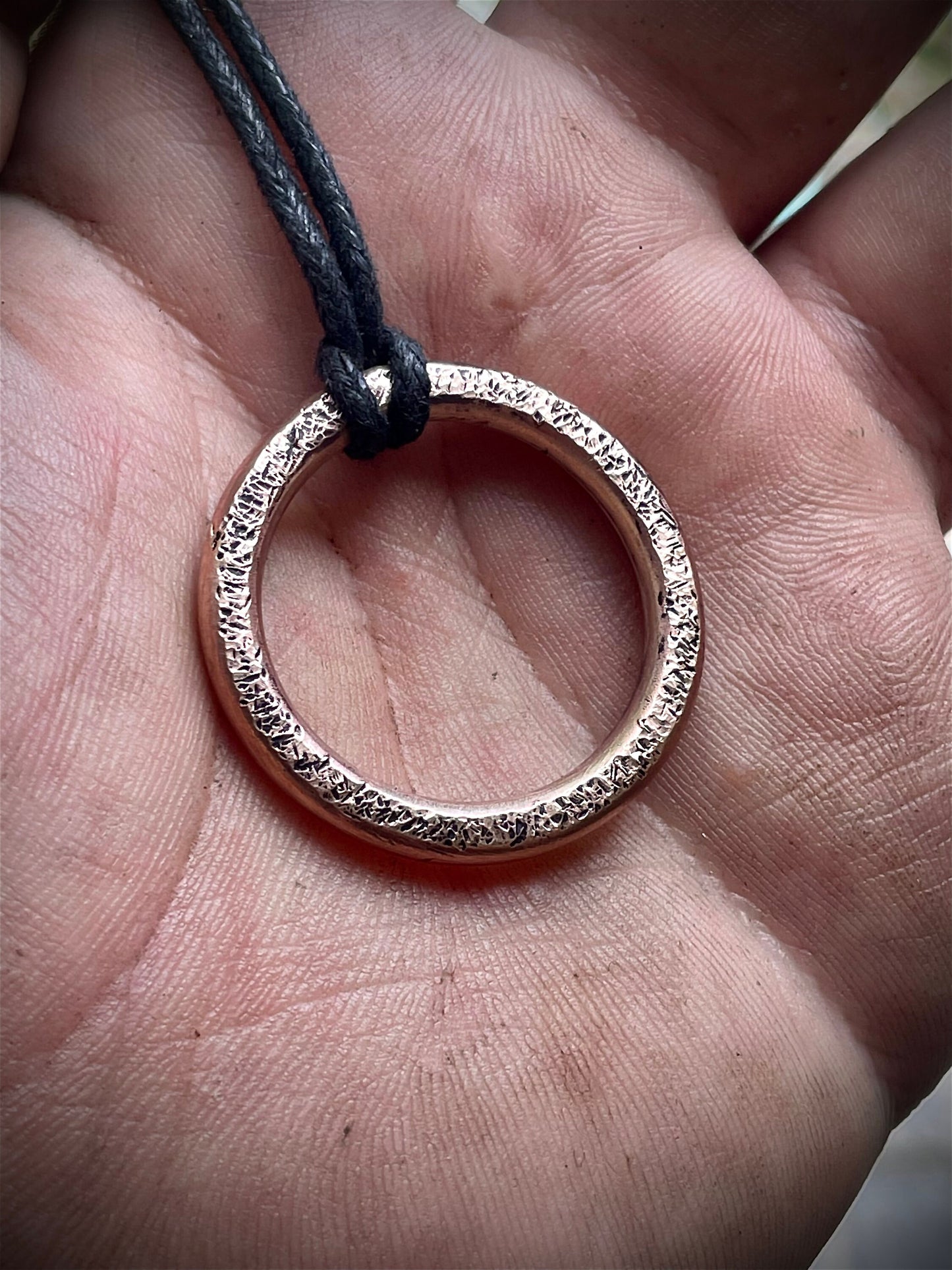 Bronze Age Money Ring Pendant