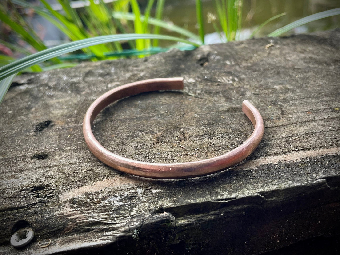 Hand Forged Bronze Age Solid Copper or Bronze Cuff Bracelet, Men’s or Womens Copper Cuff Bracelet, Gift for him, Gift for her