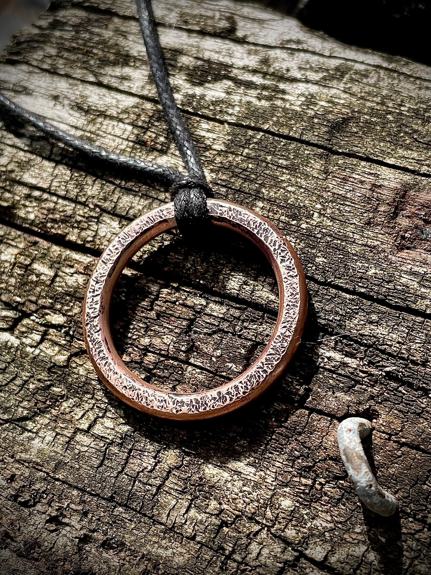 Bronze Age Money Ring Pendant