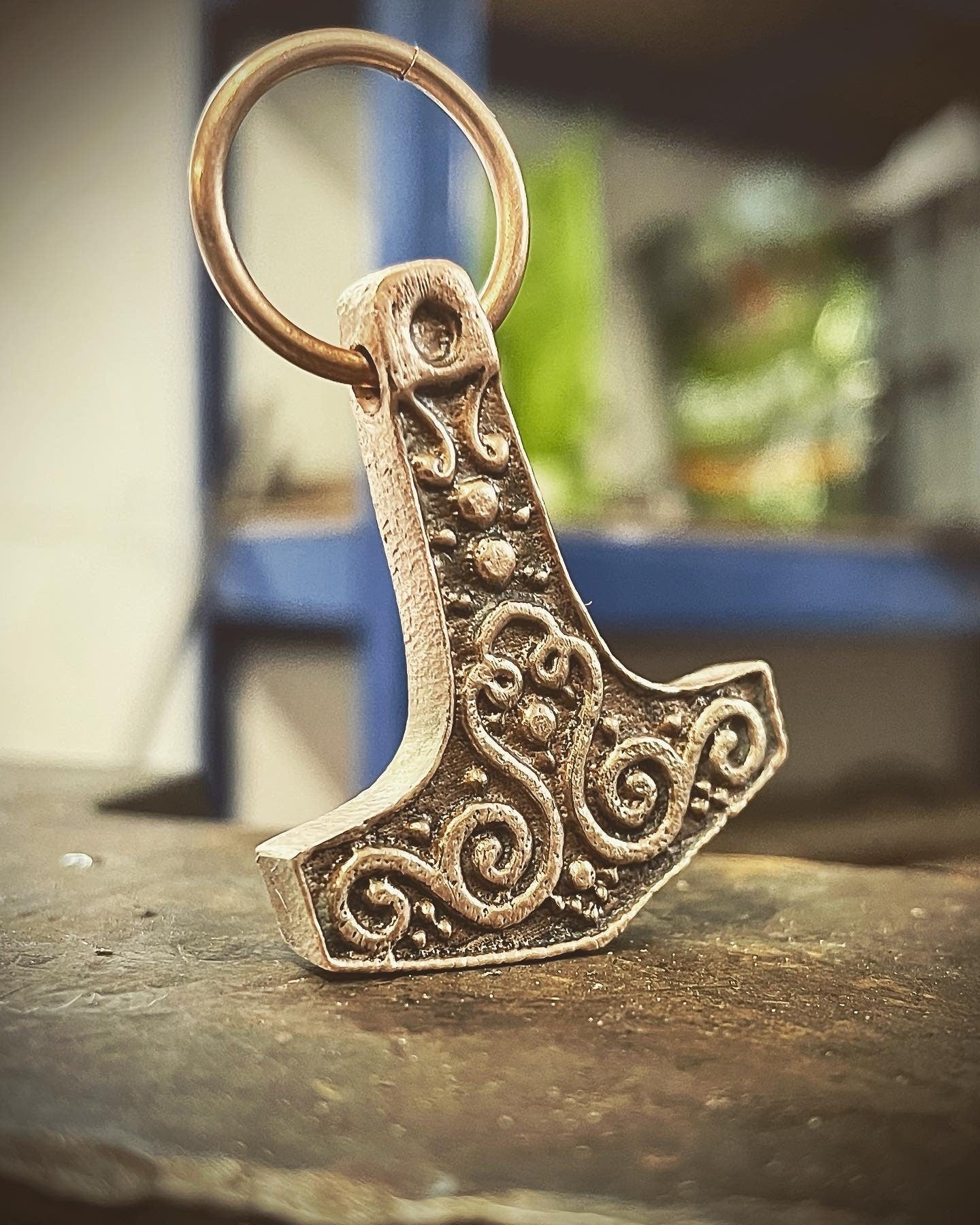 Orme Made Large Bronze Mjolnir, Thors Hammer- Options of Copper, Bronze, Silver