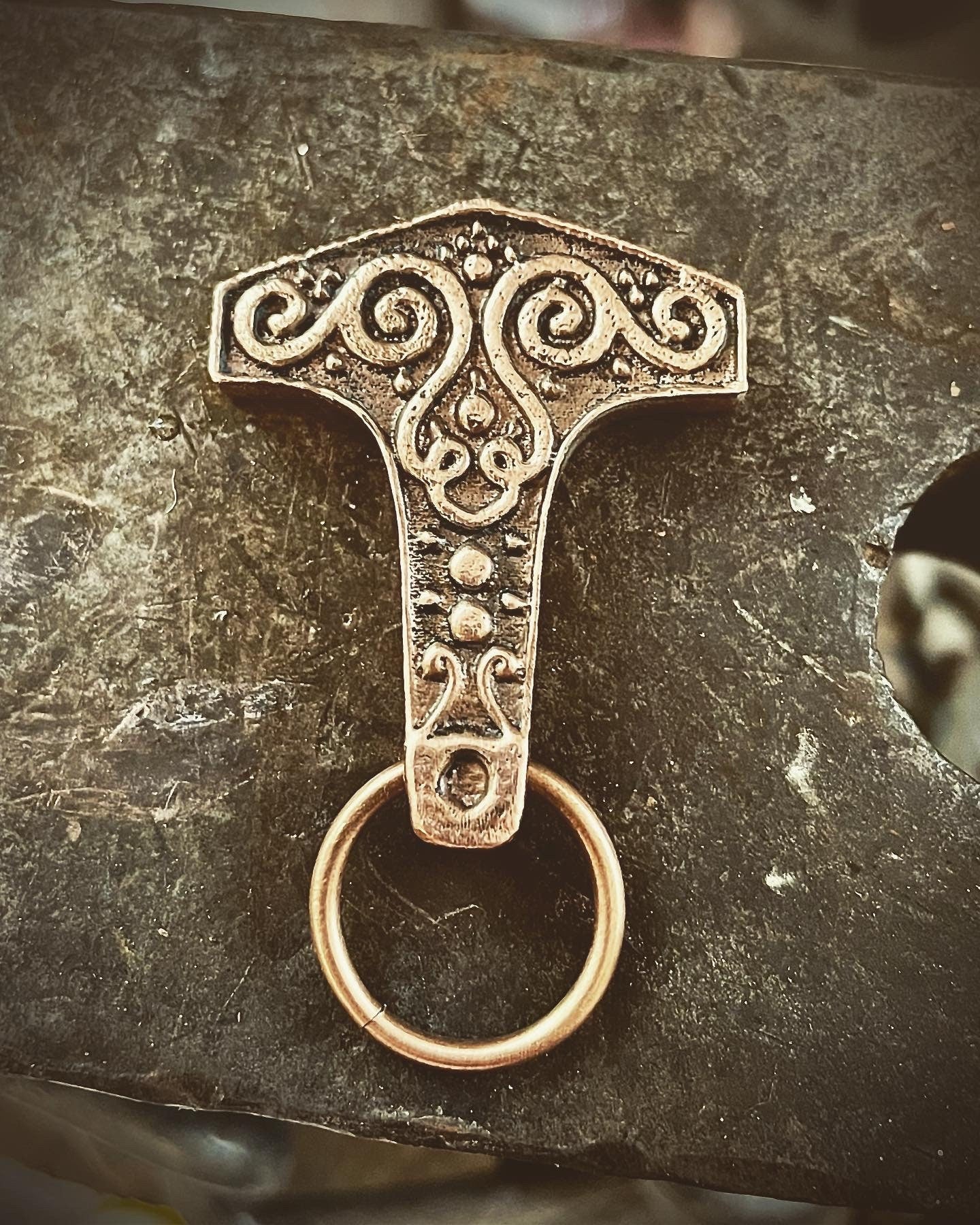 Orme Made Large Bronze Mjolnir, Thors Hammer- Options of Copper, Bronze, Silver