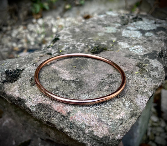 3mm Copper or Bronze Cuff Bangle, Healing Properties for Arthritis, Men’s or Womens Copper Cuff Bracelet, Gift for him, Gift for her