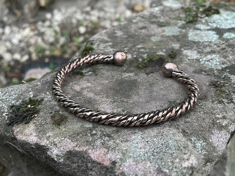 Orme Made Bronze Viking Torc, Oath Ring, Arm Ring. Bracelet, Men’s or Womens Copper Cuff Bracelet, Gift for him, Gift for her