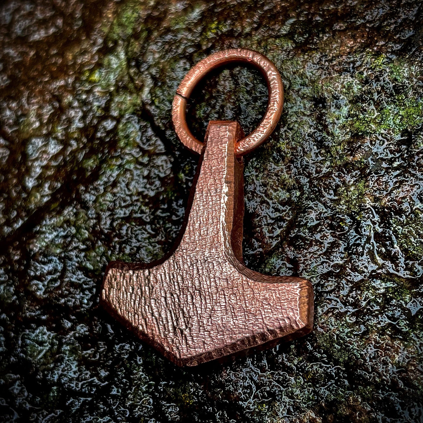 Orme Made Textured Mjolnir, Thors Hammer- Options of Copper, Bronze, Silver