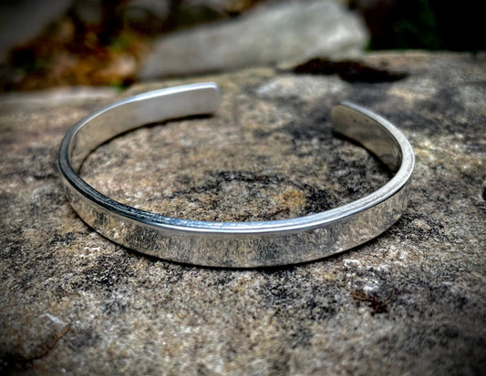 99.9 Thick Fine Silver Polished Bracelet Cuffs - Anniversary, Birthday, Wedding, Valentine’s Day, Father’s Day, Mother’s Day Gift