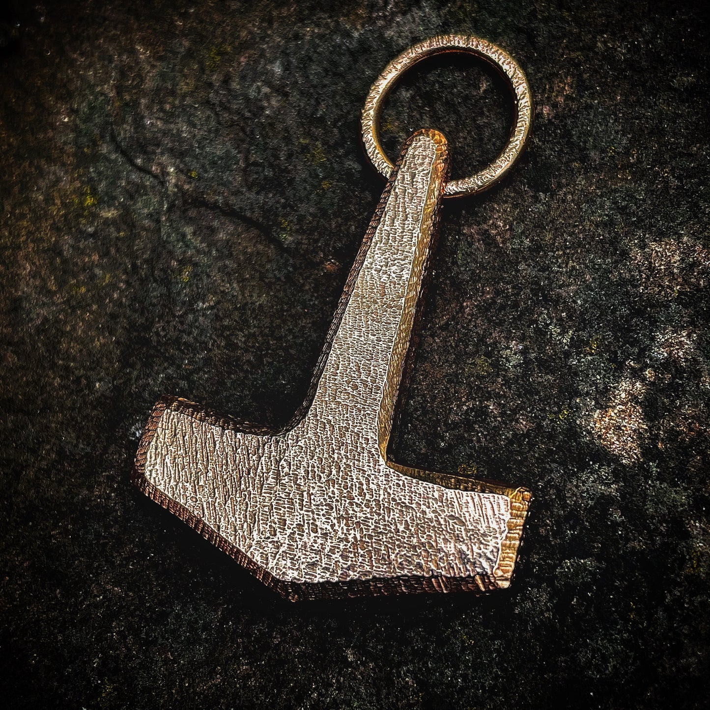 Orme Made Large Textured Mjolnir, Thors Hammer- Options of Copper, Bronze, Silver