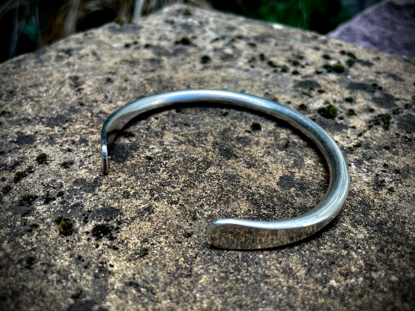 4mm Fine Silver Cuff Bracelet, Men’s or Womens Copper Cuff Bracelet, Gift for him, Gift for her