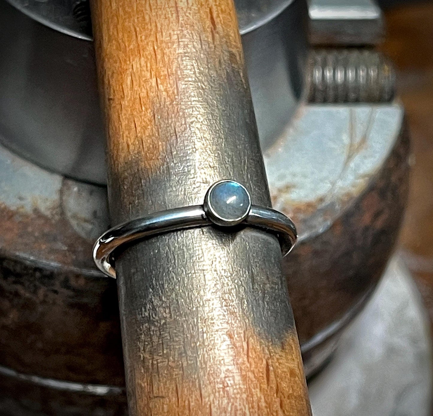 Women’s Stirling Silver Labradorite Ring, Birthday Gift, Valentines Gift, Christmas Gift, Gemstone Ring